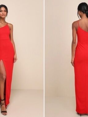 Lulus dress - Red - Medium - Keeper of my Heart